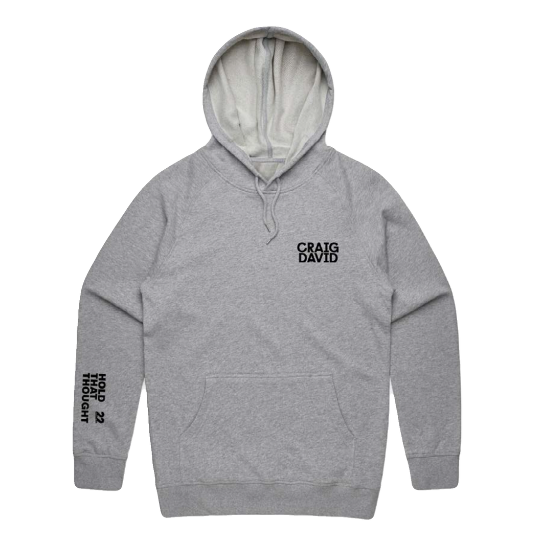 Hold That Thought Tour 2022 Grey Hoodie