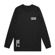 Load image into Gallery viewer, Hold That Thought Tour 2022 Black Long Sleeve T-Shirt
