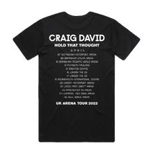 Load image into Gallery viewer, Hold That Thought Tour 2022 Black T-Shirt
