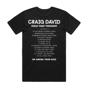 Hold That Thought Tour 2022 Black T-Shirt